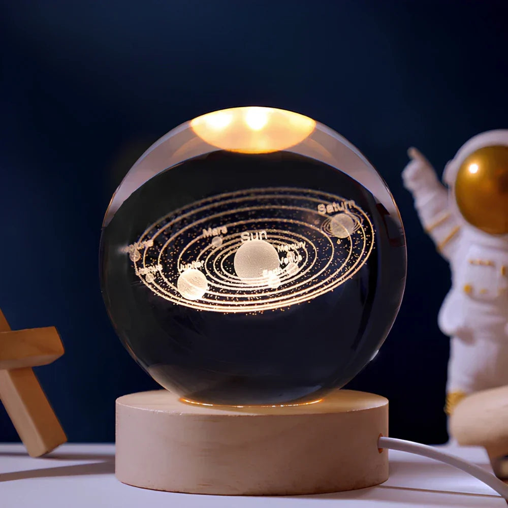 Colorful Orb Glow in Dark Nightlight Lamp