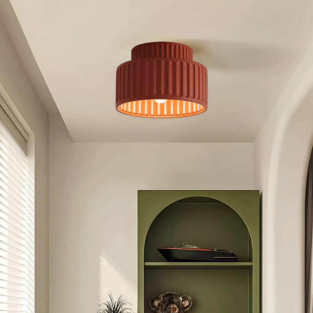 Modern Patterned Overhead Lamp