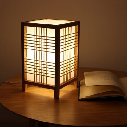 Natural Bamboo Table Light