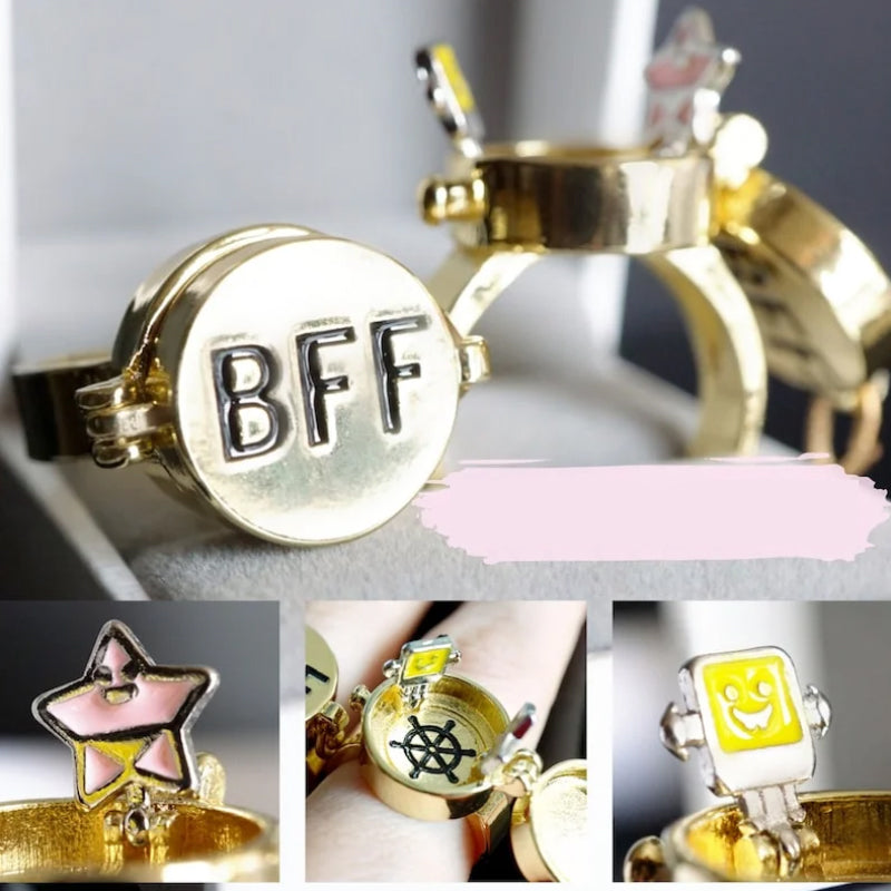 Best Friend Heart Shaped Ring