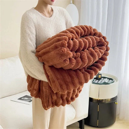 Cozy Fleece Throw Blanket