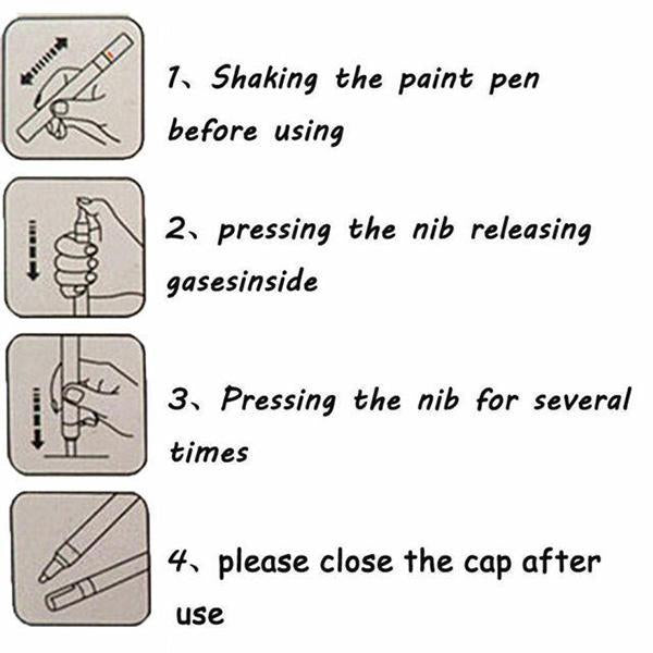 Long Lasting Water Resistant Tire Marker Pen