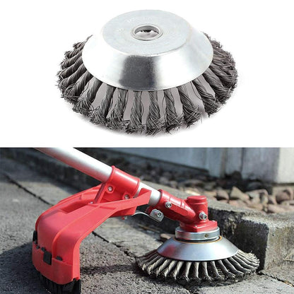 Heavy Duty Round Wire Weed Brush