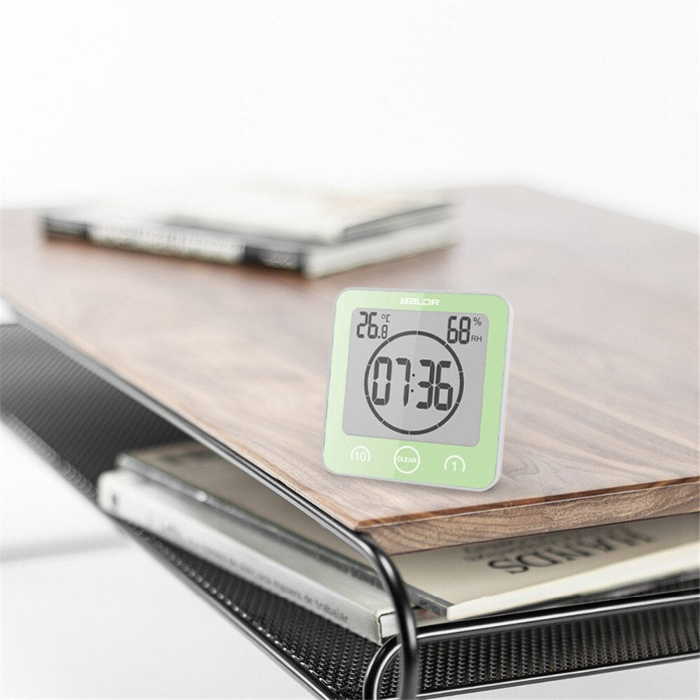 Showerproof AM FM Radio Alarm Clock