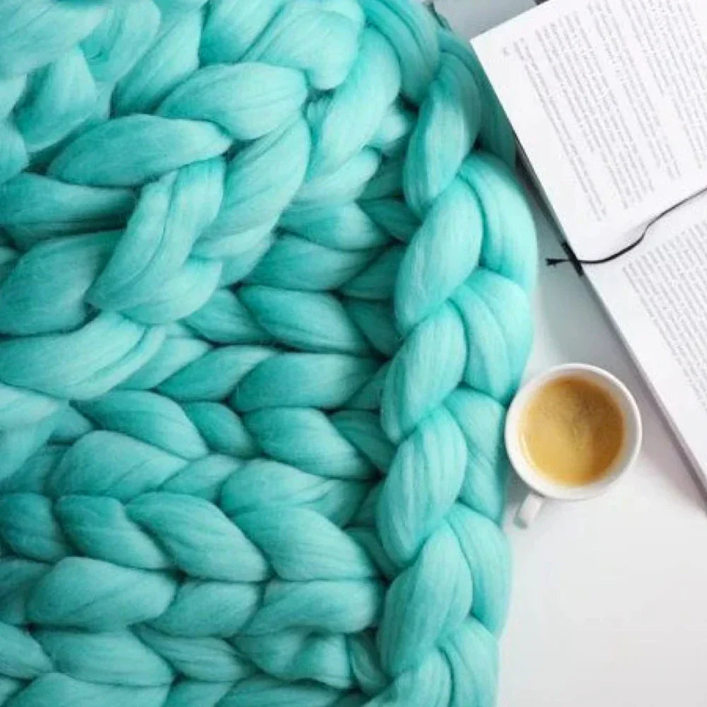 Soft Large 1000g Wool Yarn for Warm Blankets