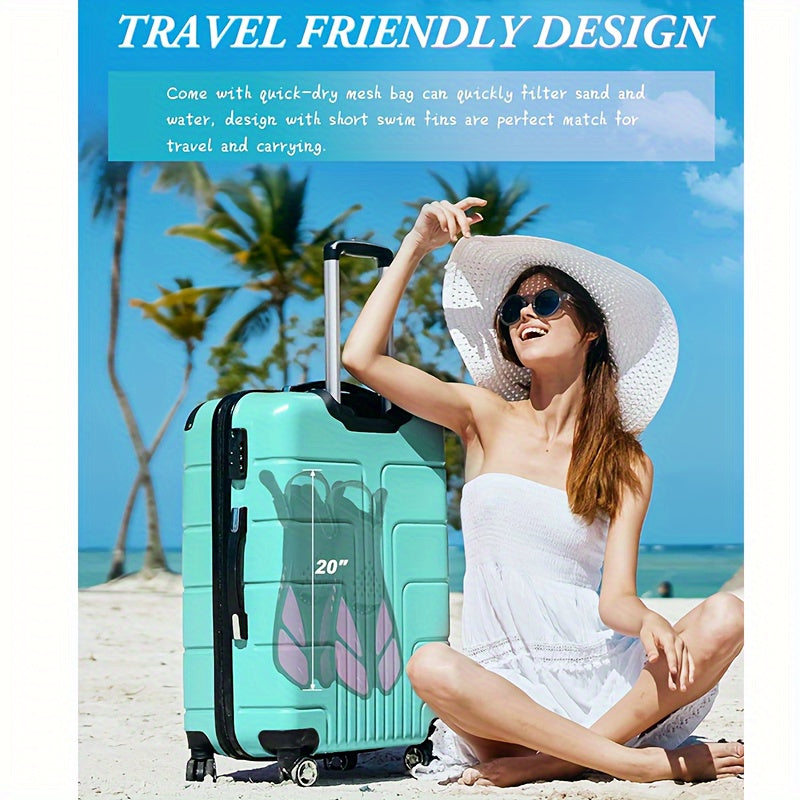 Compact Unisex Snorkel Fins for Travel