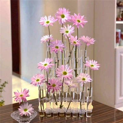 Decorative Glass Floral Vase Set