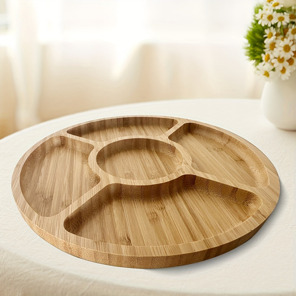Natural Bamboo Wooden Serving Tray