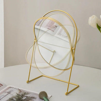Big Simple Tabletop Makeup Mirror
