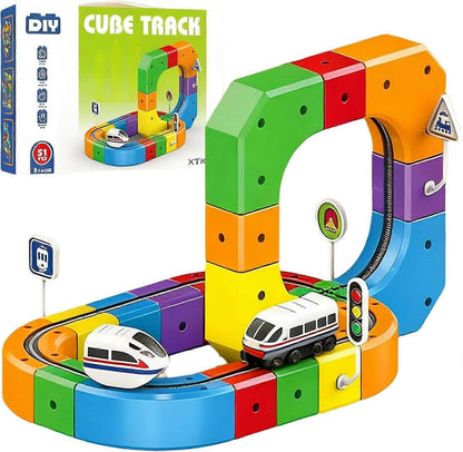 Colorful Kids Magnetic Construction Blocks