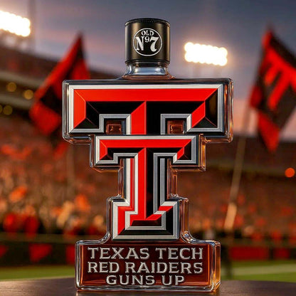 Official TTU Red Raiders Whiskey Decanter