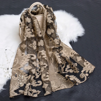 Beautiful Soft Floral Scarf