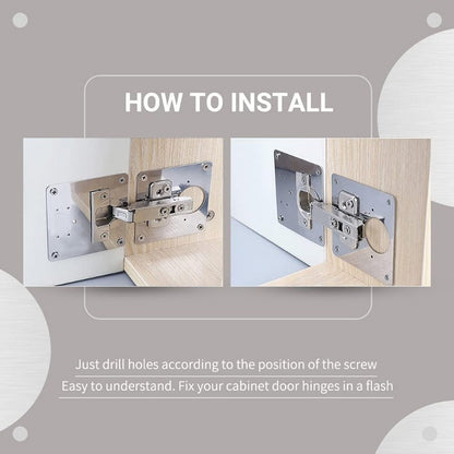 Quick Fix Cabinet Hinge Replacement Kit Metal