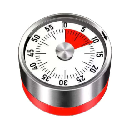 Contemporary Silver Kitchen Wall Clock