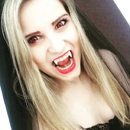 Scary Fake Vampire Teeth Fangs
