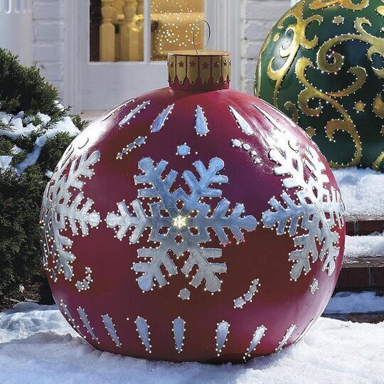 Vibrant Garden Christmas Ornament Balls
