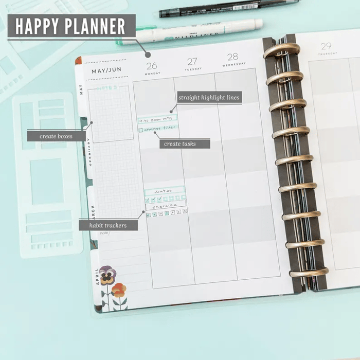 Customizable Daily Planner Pad System