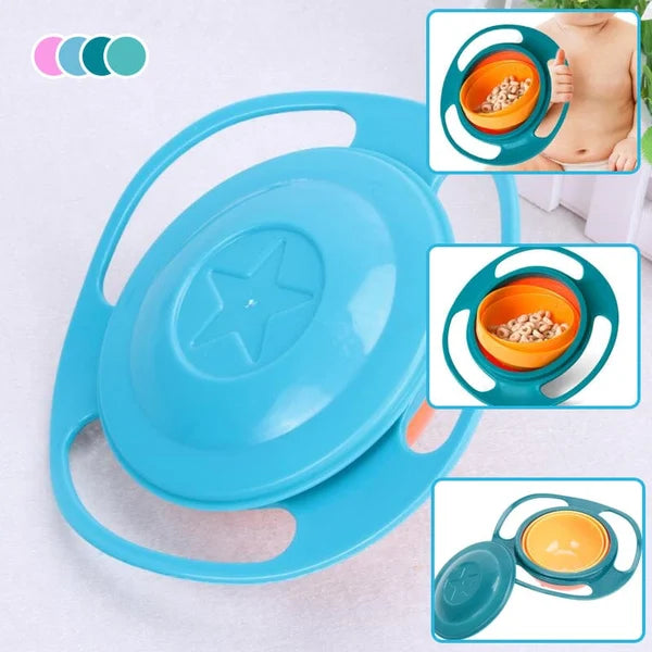 Easy Eat Spill Proof Rotating Bowl