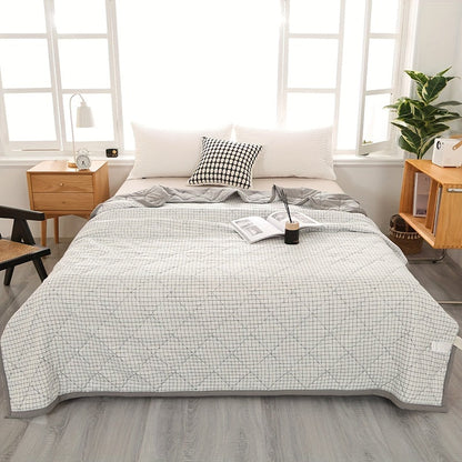 Soft Plaid Throw Blanket for Chill Nights
