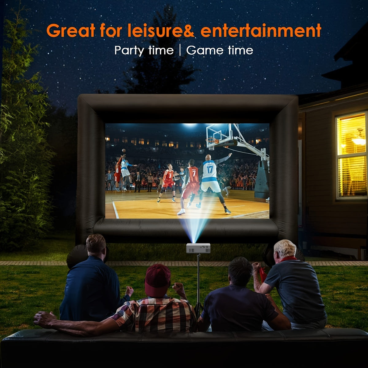 Bright Portable HD LED Projector 3000 Lumens