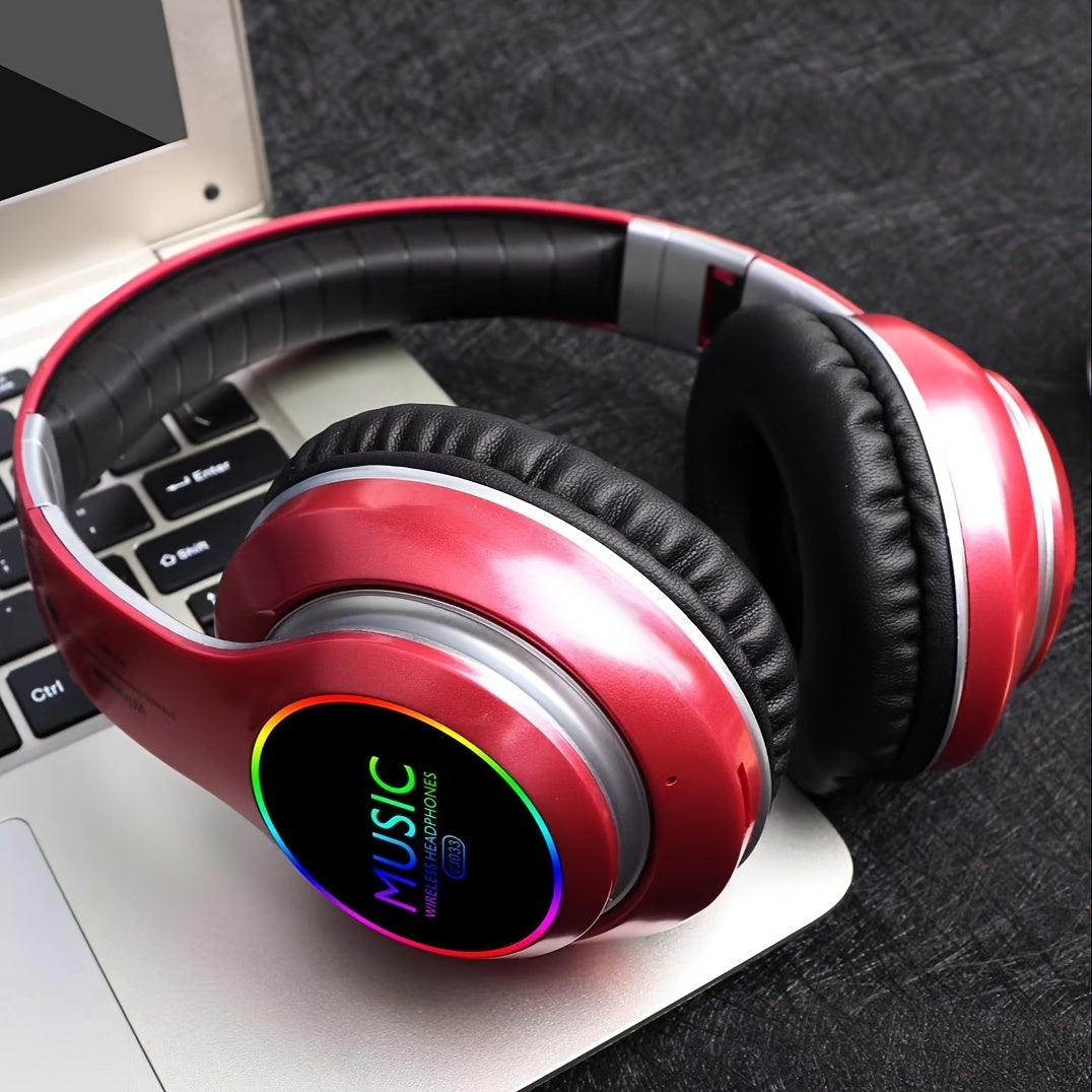 Cordless LED Illuminated Over Ear Headphones