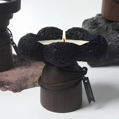Cozy Bronze Candle Table Holder