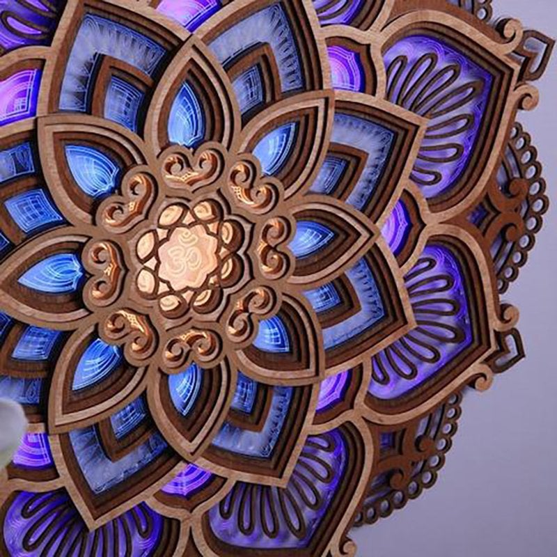 Colorful Meditation LED Night Lamp