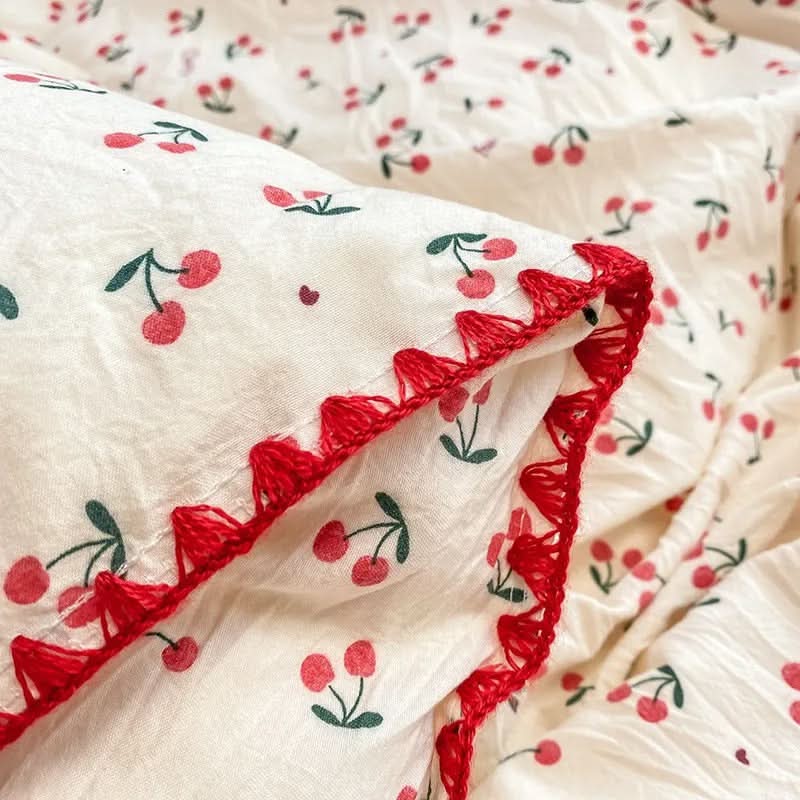 Beautiful Floral 4 Piece Bed Sheet Set