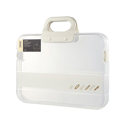 Large Capacity Plastic File Storage Box - Luxicro