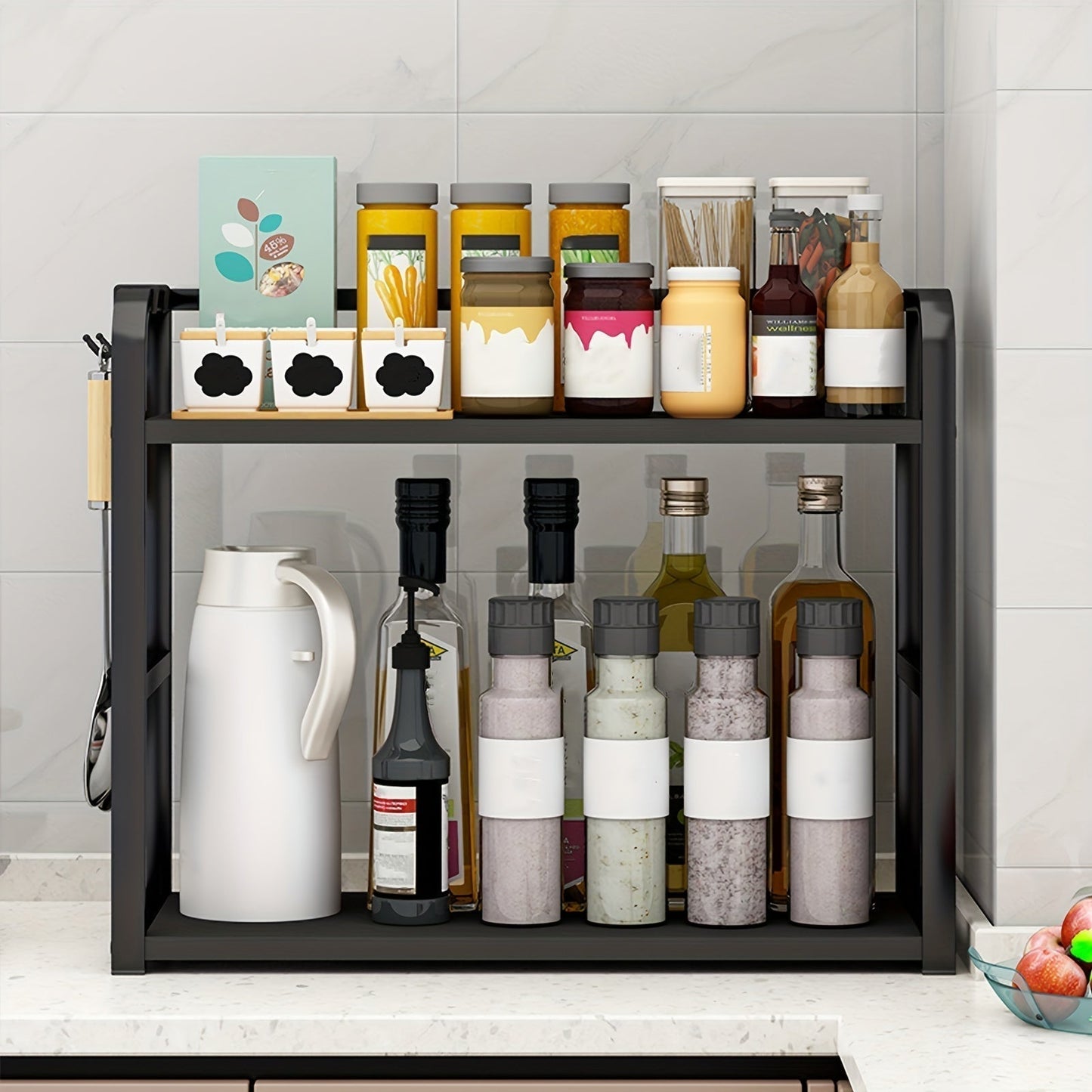 Contemporary Metal Kitchen Storage Rack