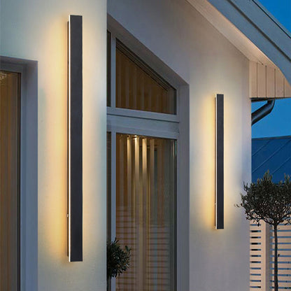 Bright Black Outdoor LED Wall Lantern For Garden