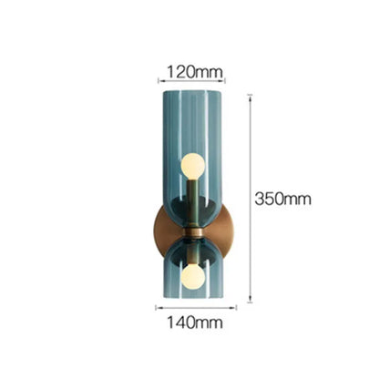 Contemporary Double Glow Wall Light