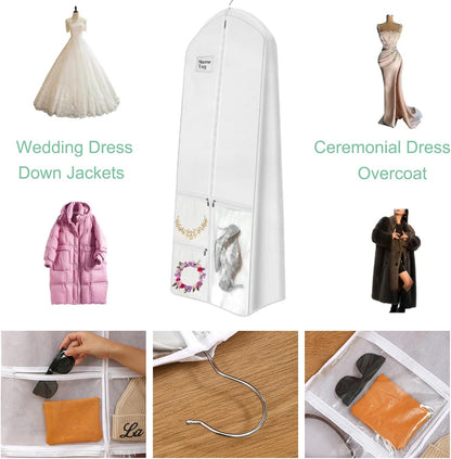Bridal Dress Storage Bag - Protective Garment Cover Set