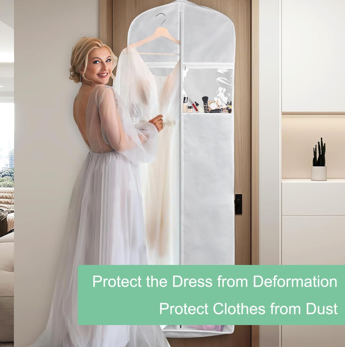 Bridal Dress Storage Bag - Protective Garment Cover Set