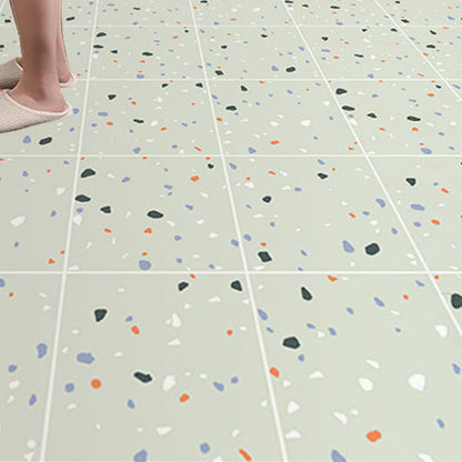 Stylish Geometric Vinyl Sticker Flooring