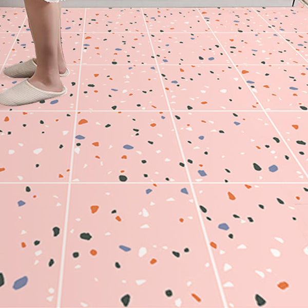 Stylish Geometric Vinyl Sticker Flooring
