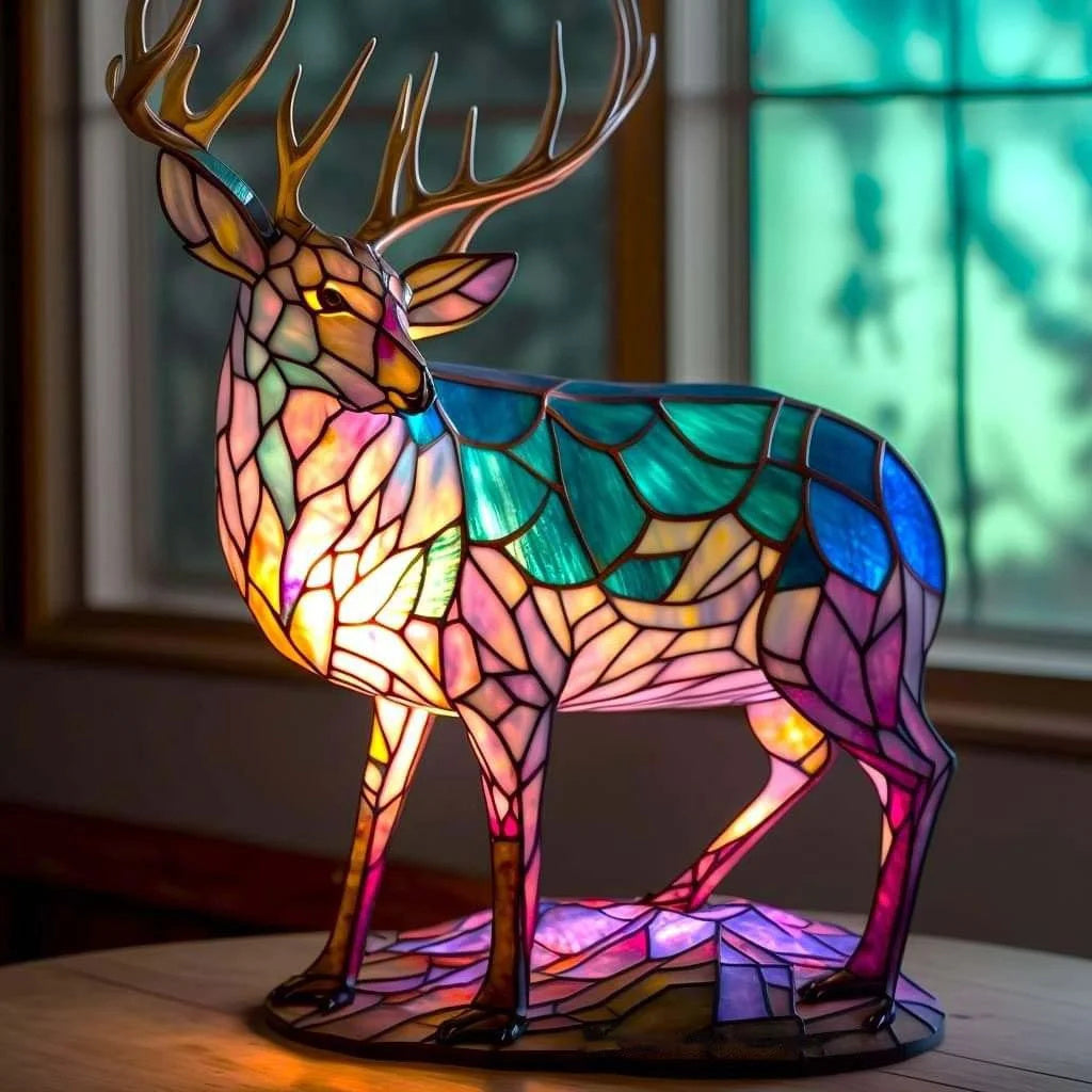 Chic Wild Pattern Table Lamp