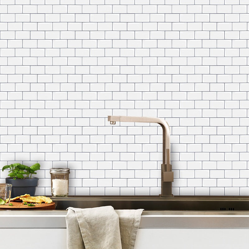 Easy Install PVC Stick On Bathroom Wall Tiles
