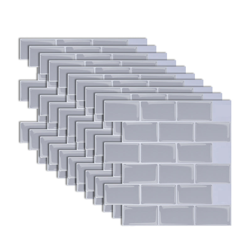 Easy Install PVC Stick On Bathroom Wall Tiles