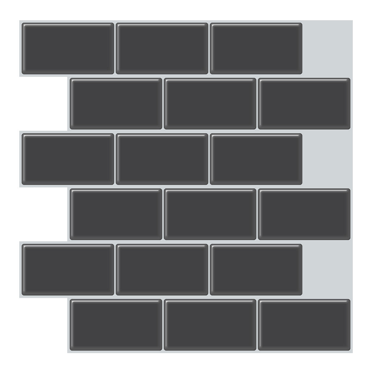 Easy Install PVC Stick On Bathroom Wall Tiles