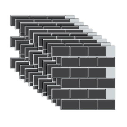 Easy Install PVC Stick On Bathroom Wall Tiles