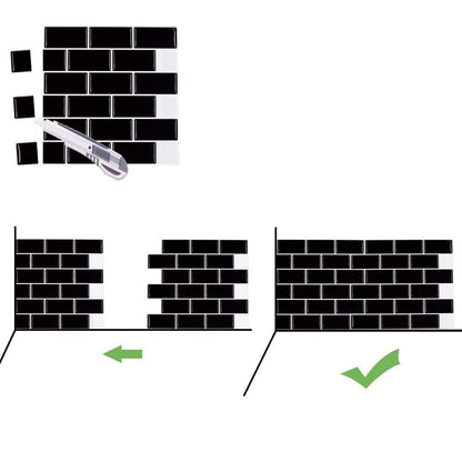Easy Install PVC Stick On Bathroom Wall Tiles