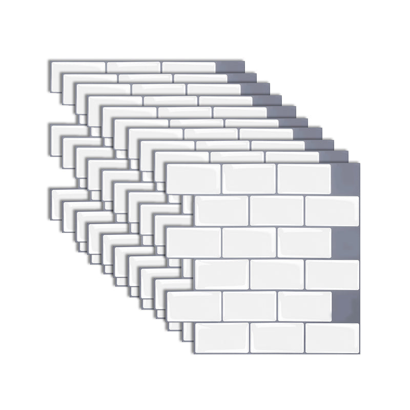 Easy Install PVC Stick On Bathroom Wall Tiles