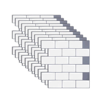 Easy Install PVC Stick On Bathroom Wall Tiles