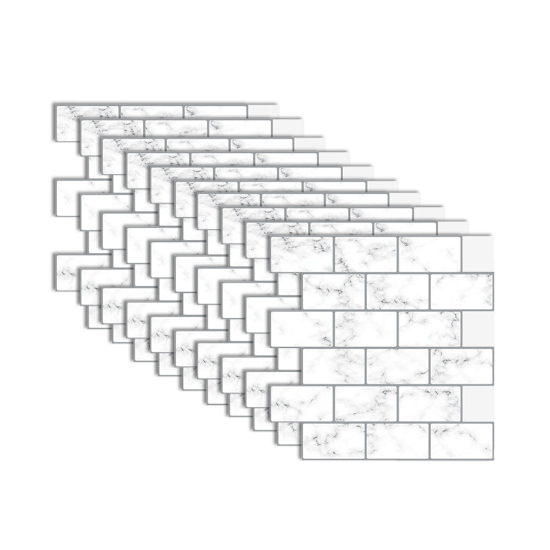 Easy Install PVC Stick On Bathroom Wall Tiles