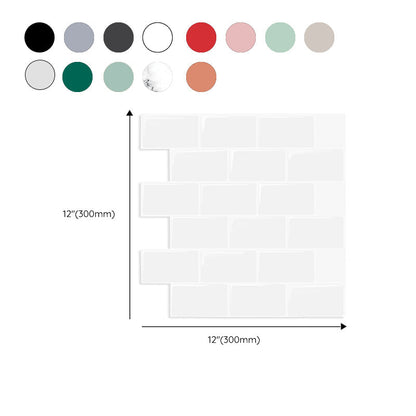 Easy Install PVC Stick On Bathroom Wall Tiles