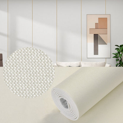 Stylish Fabric Wall Panel Indoor Decor Linen Covering