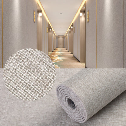 Stylish Fabric Wall Panel Indoor Decor Linen Covering