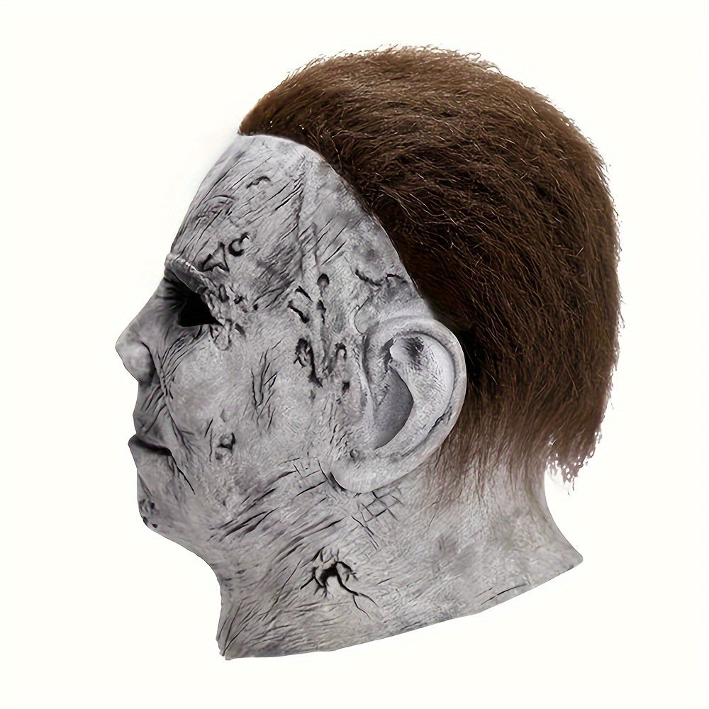 Scary Halloween Horror Mask for Men Full Head Latex