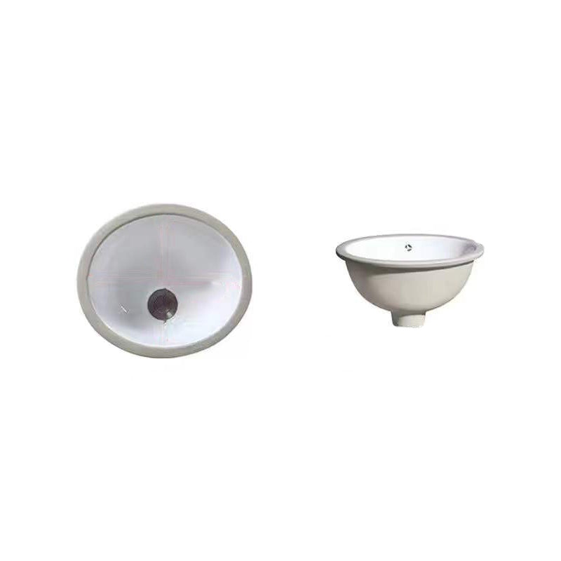 Modern Drop-In Oval Bathroom Sink with Faucet - Luxicro